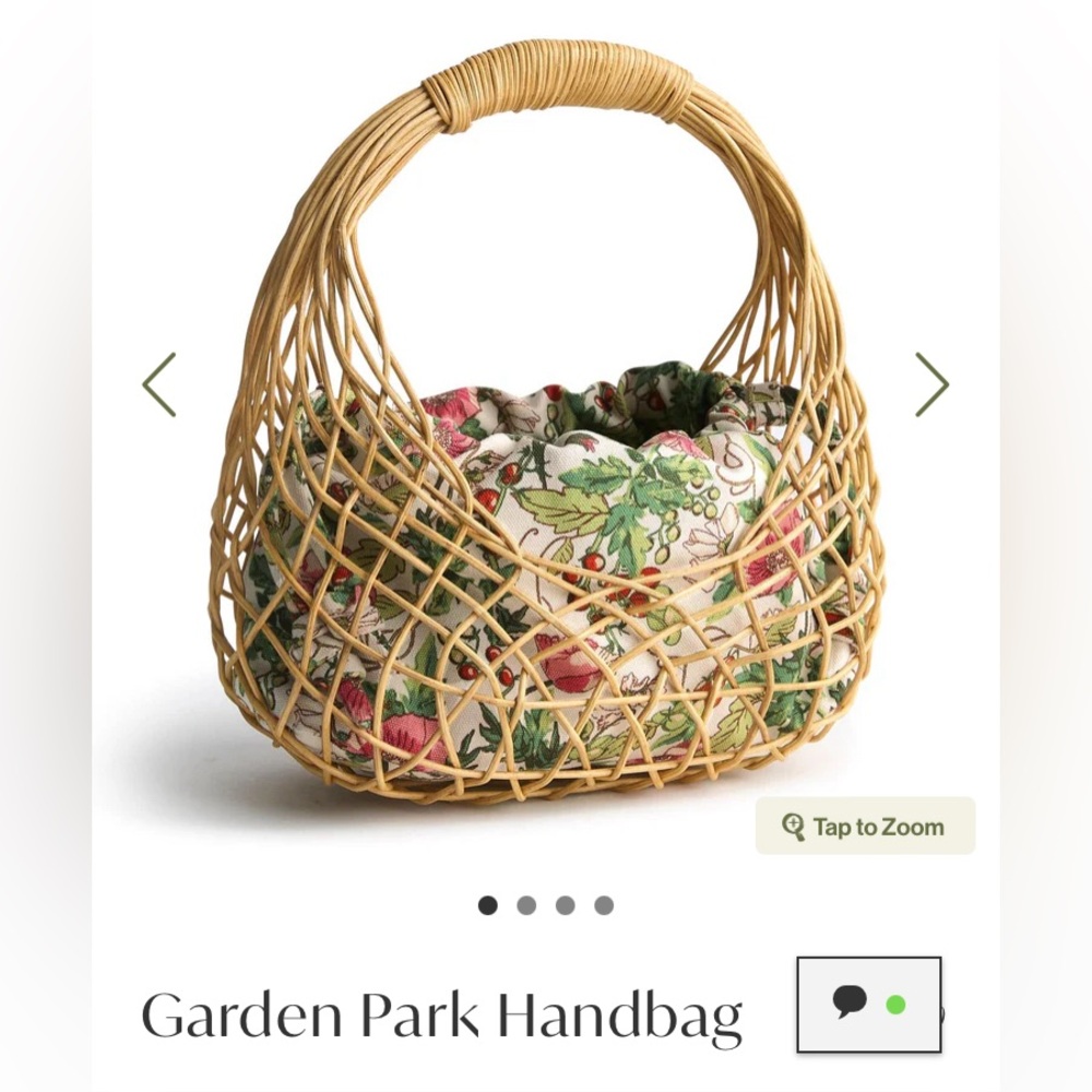 NEW Vera Bradley Garden Park Handbag in Spring Garden!